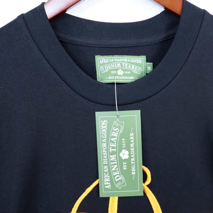 Denim Tears Simple embroidered letters tee