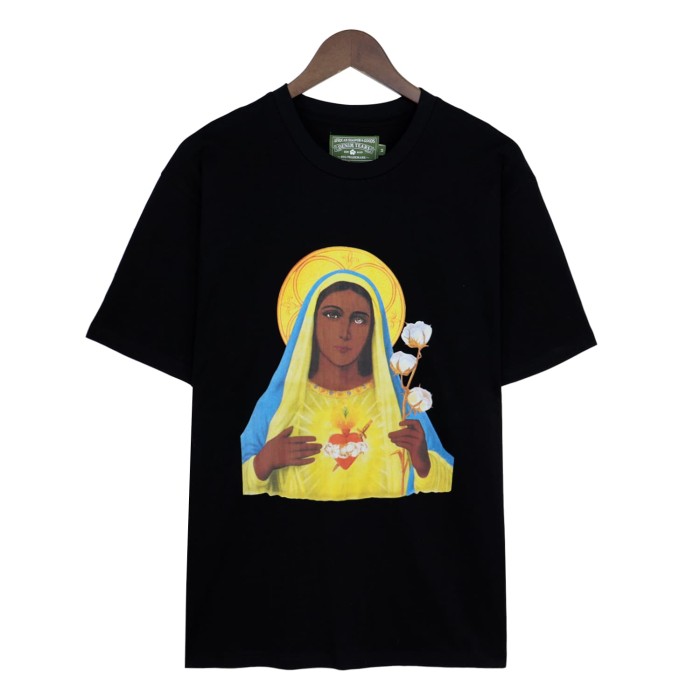 Denim Tears Bougainvillea portrait Print tee 2 colors