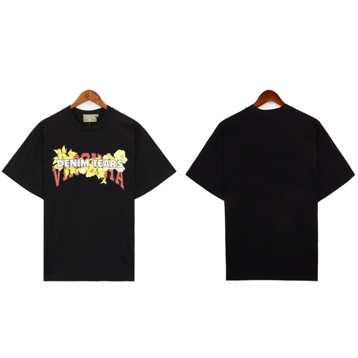 Denim Tears Yellow flower Print tee 3 colors
