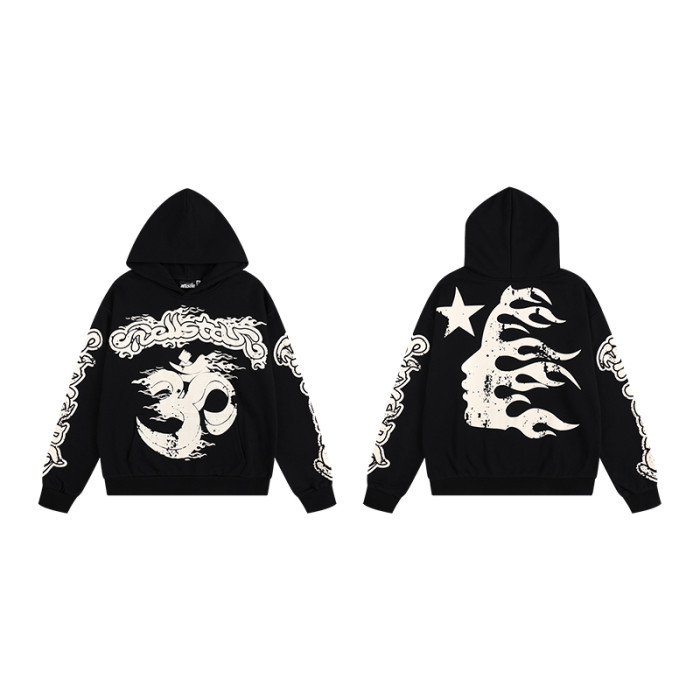 Hellstar Studio 30 flowing clouds Print hoodie & pants set 2 colors