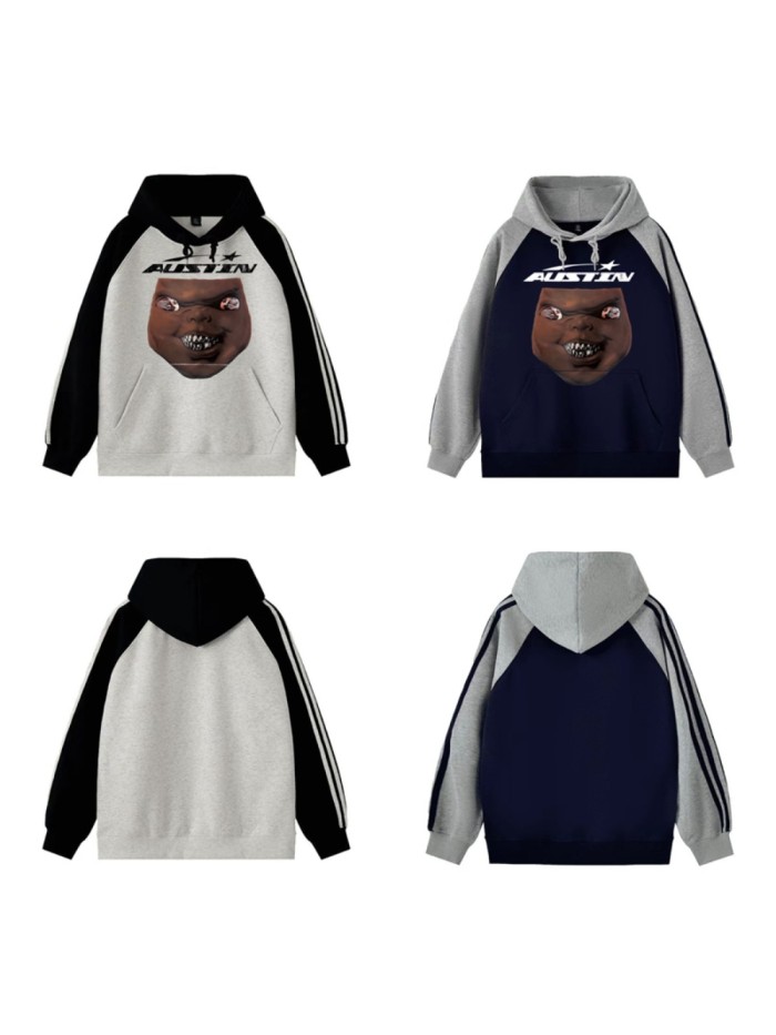 Hellstar Studio Golden Tooth Little Ghost Print hoodie 2 colors