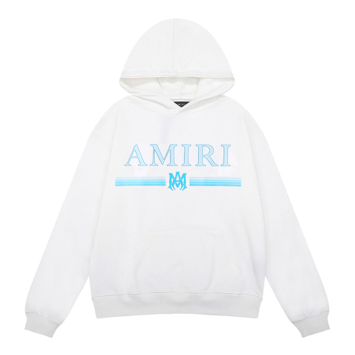 Amiri Blue Classic Print hoodie 2 colors