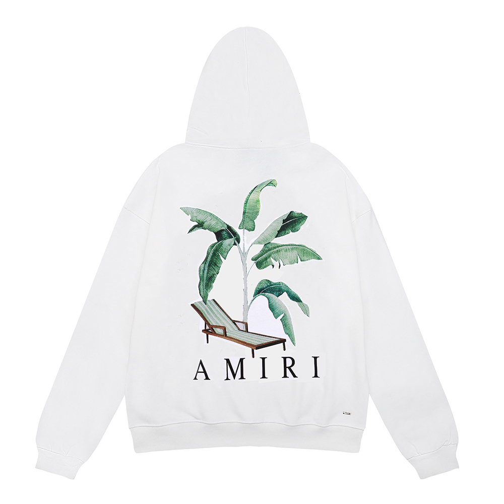 Amiri Banana Leaf Print Hoodie detail photo 3