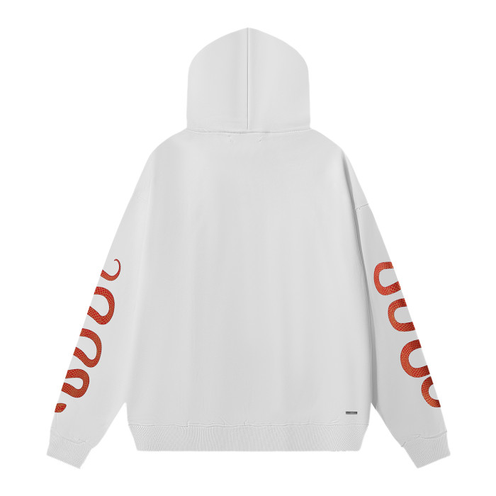 Amiri Arm Red Snake Print hoodie 2 colors