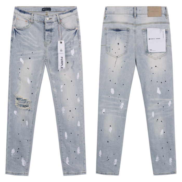 Purple Brand graffiti washed jeans 6 colors