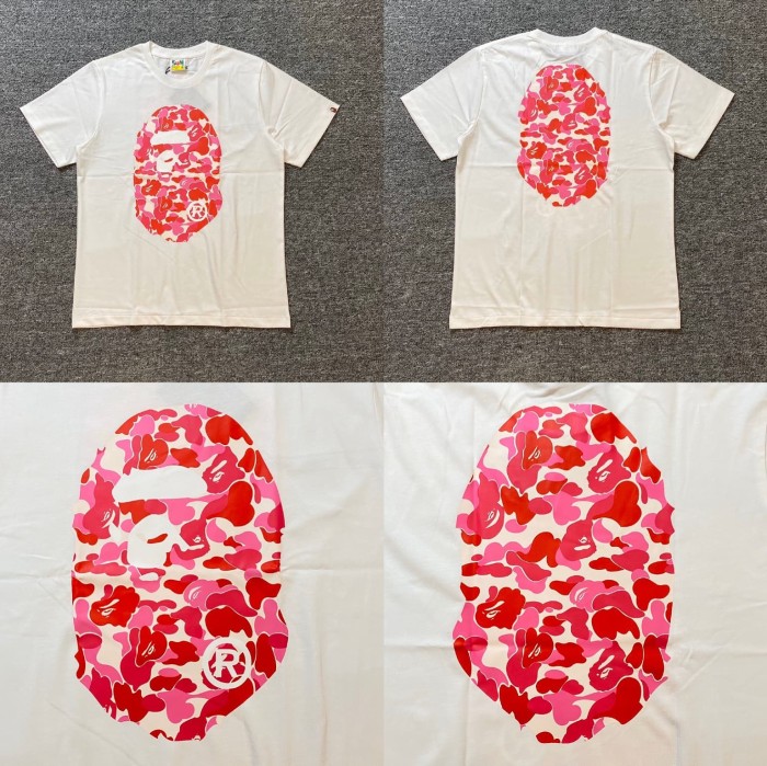 A Bathing Ape Pithecanthropus streetwear brand Colorful Print tee 18 colors