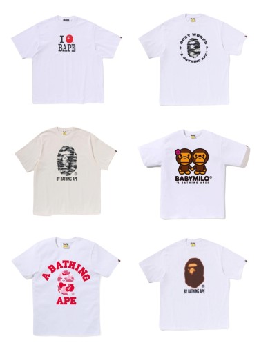 A Bathing Ape Pithecanthropus Ape Print tee 19 colors