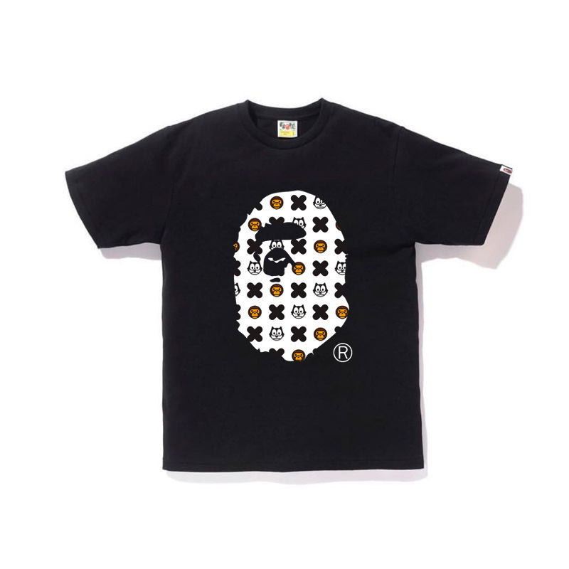 A Bathing Ape Logo Relaxed Fit Tee detail photo 1