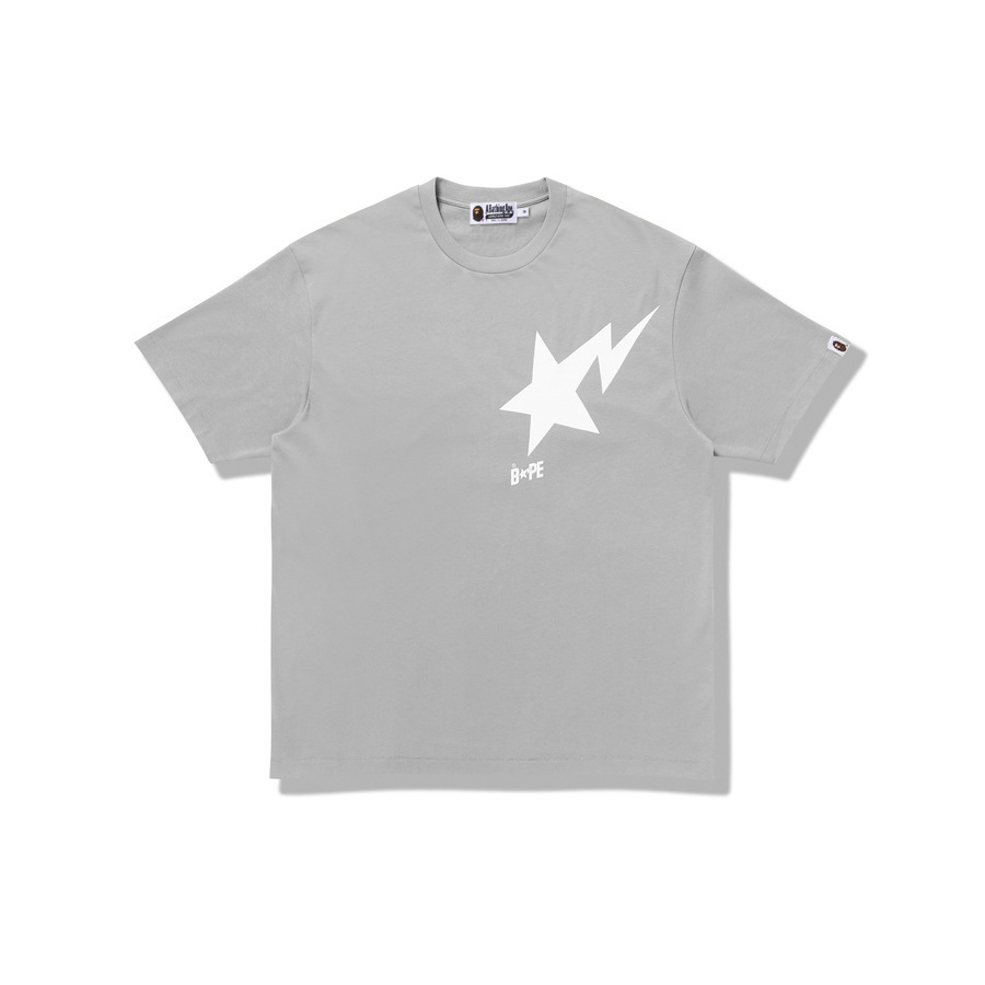 A Bathing Ape Logo Relaxed Fit Tee detail photo 3