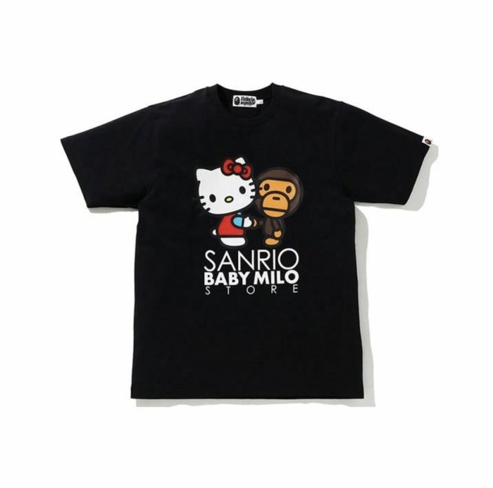 A Bathing Ape Sanrio collaboration Kitty Print tee 20 colors