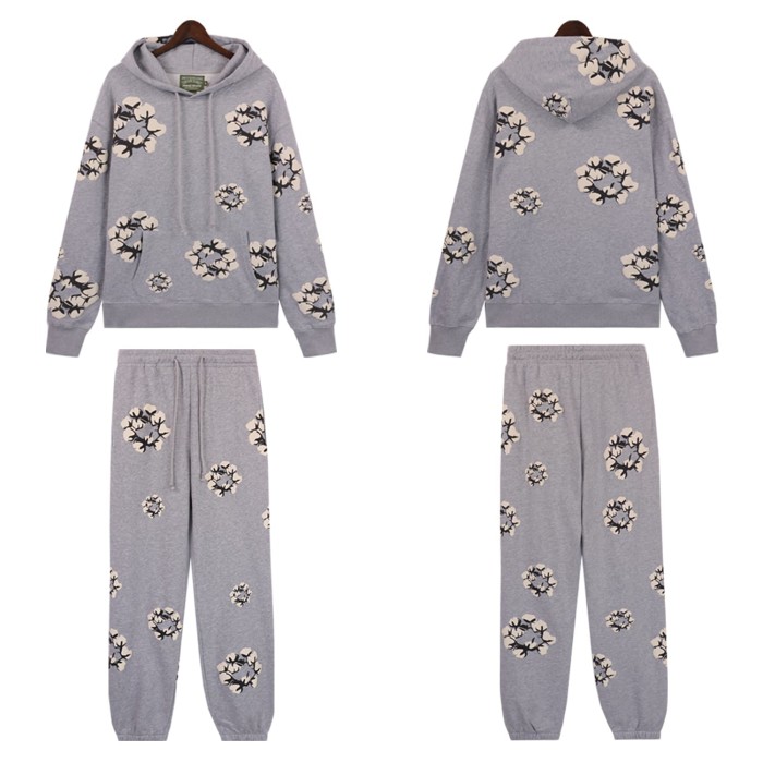 Denim Tears kapok Print hoodie & pants set 7 colors