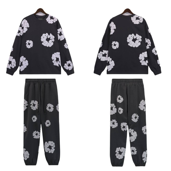Denim Tears kapok Print hoodie & pants set 8 colors