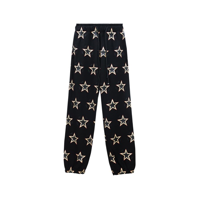 Denim Tears Full print stars Print hoodie & pants set 4 colors