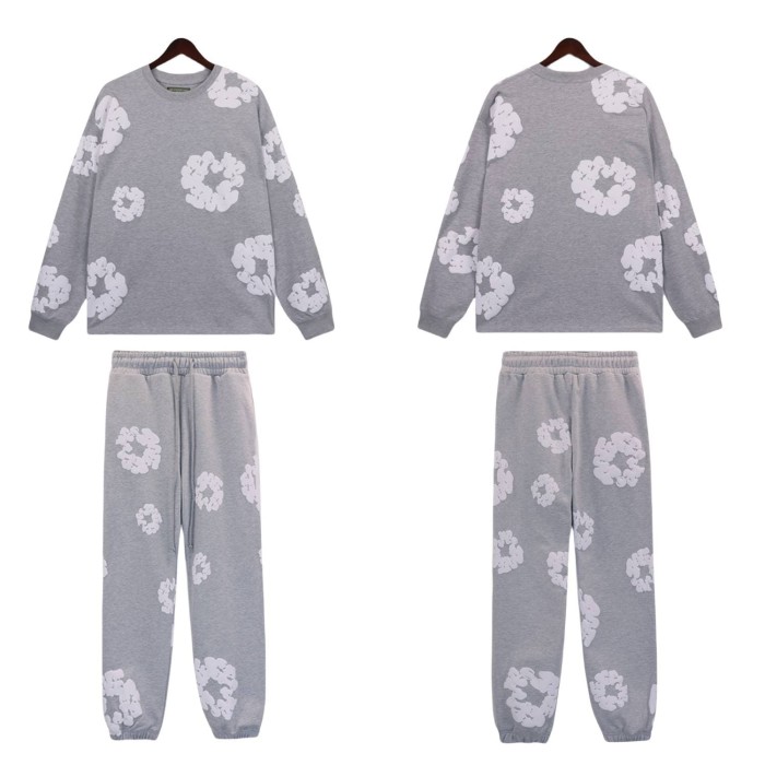 Denim Tears kapok Print hoodie & pants set 8 colors