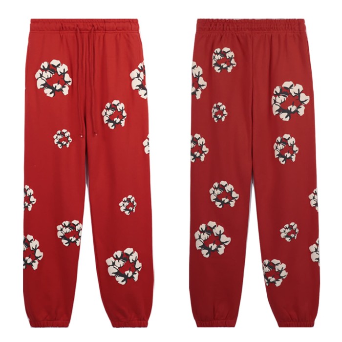 Denim Tears kapok Print hoodie & pants set 7 colors