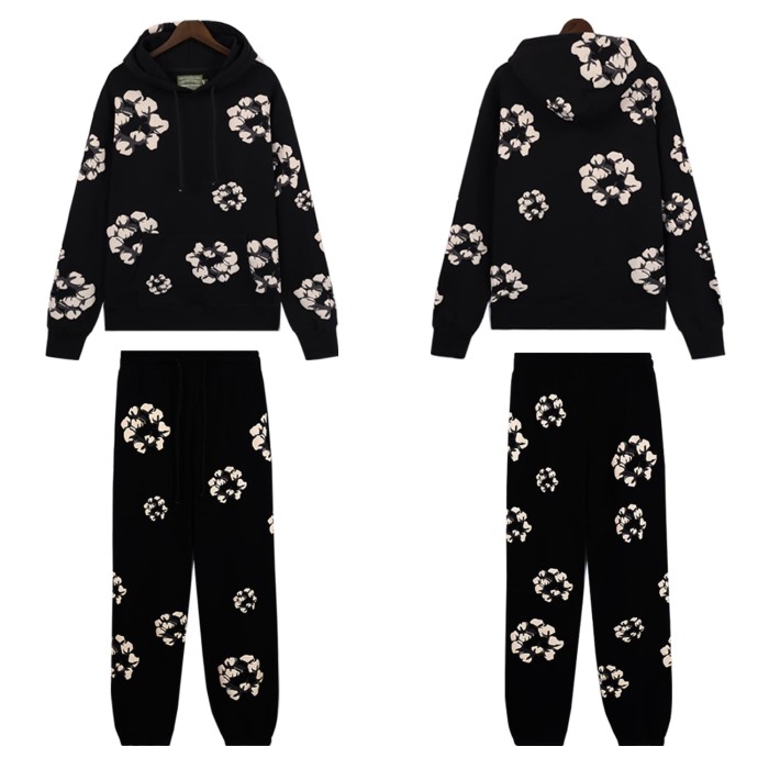 Denim Tears kapok Print hoodie & pants set 7 colors