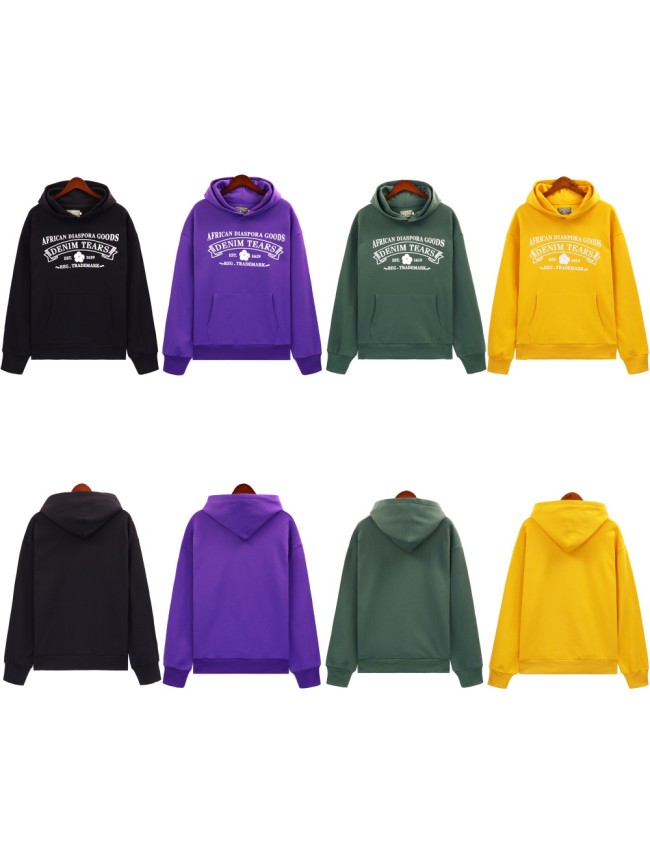 Denim Tears Sentence Print hoodie 4 colors