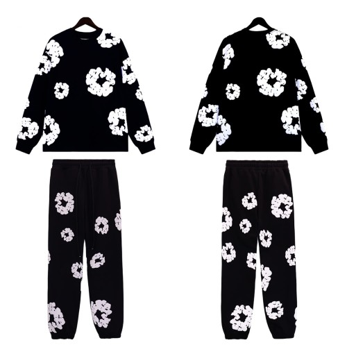 Denim Tears kapok Print hoodie & pants set 8 colors