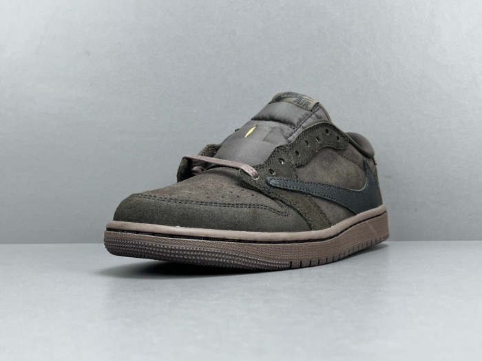 [buy more save more]JORD@N 1 RETRO LOW OG SP x TRAVIS SCOTT VELVET BROWN