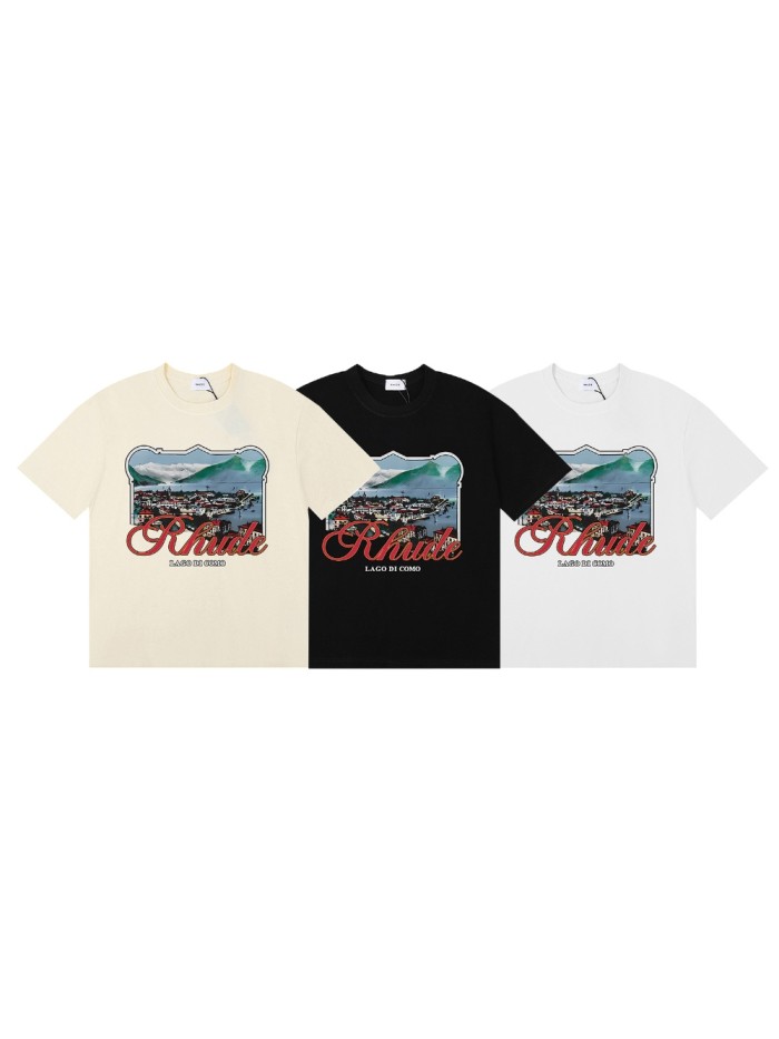 Rhude LAGO DI COMO Print tee 3 colors