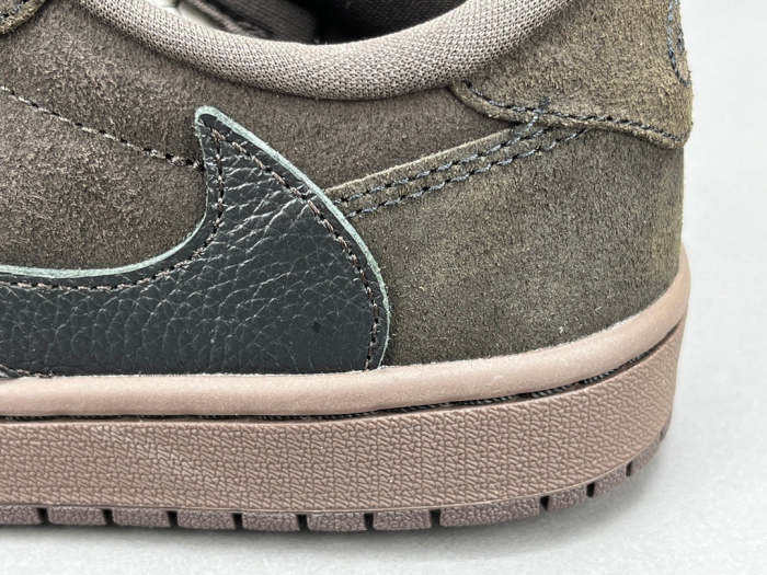 [buy more save more]JORD@N 1 RETRO LOW OG SP x TRAVIS SCOTT VELVET BROWN