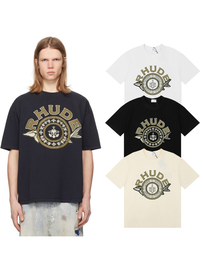 Rhude Flower wreath Print tee 3 colors