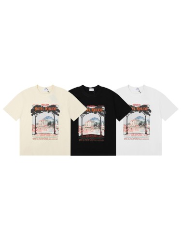 Rhude VARENNA hotel Print tee 3 colors