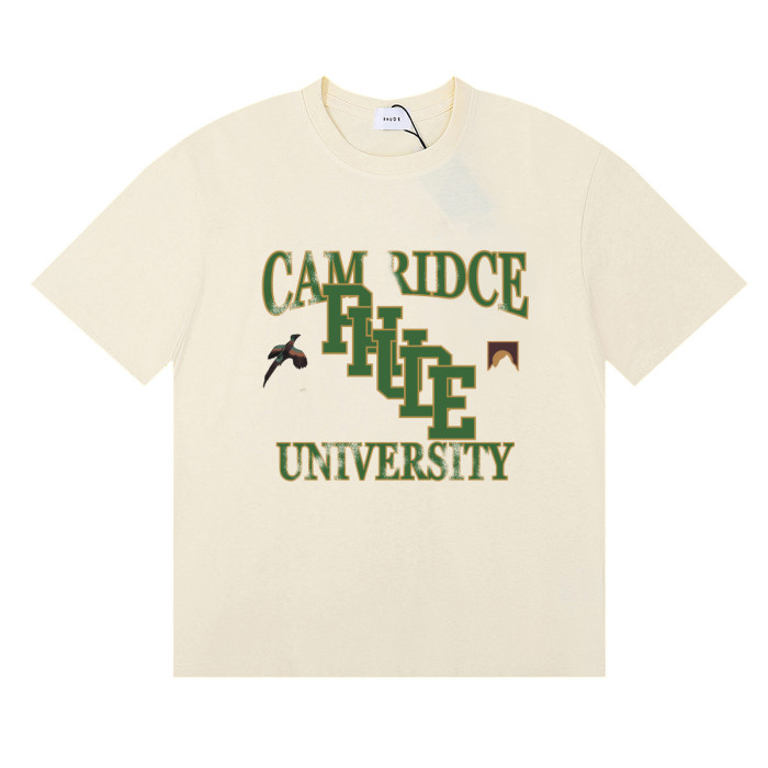 Rhude worn letters Print tee 3 colors