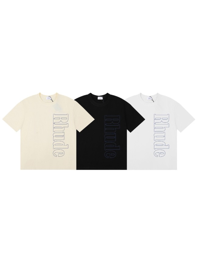 Rhude Line logo Print tee 3 colors