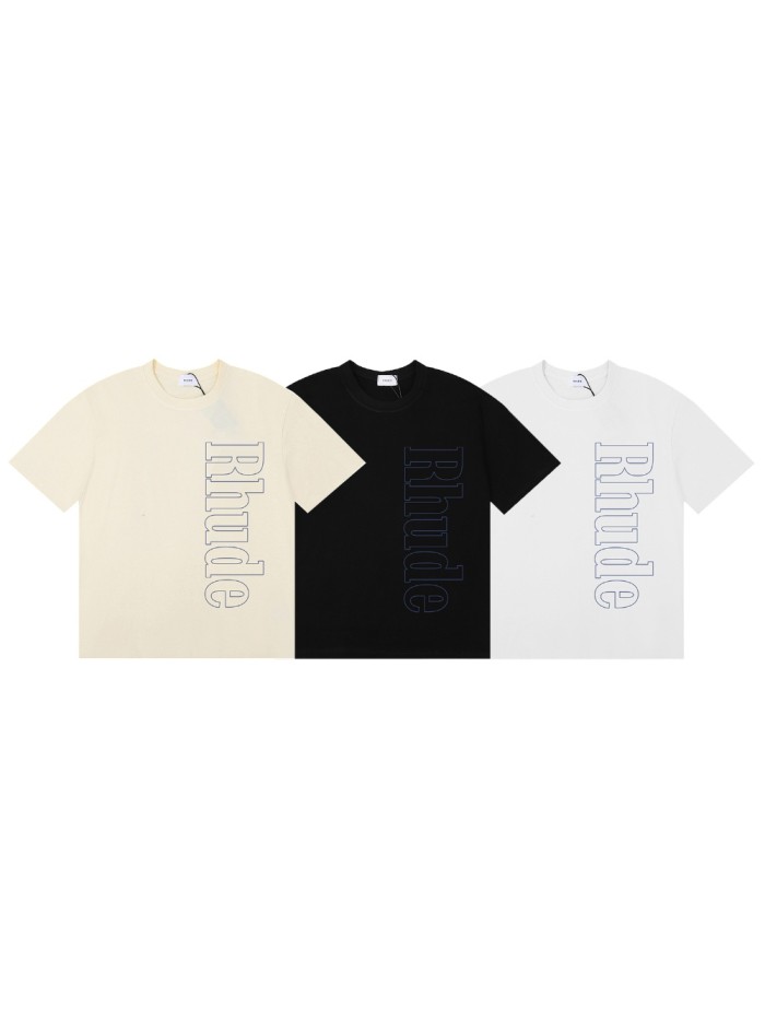 Rhude Line logo Print tee 3 colors