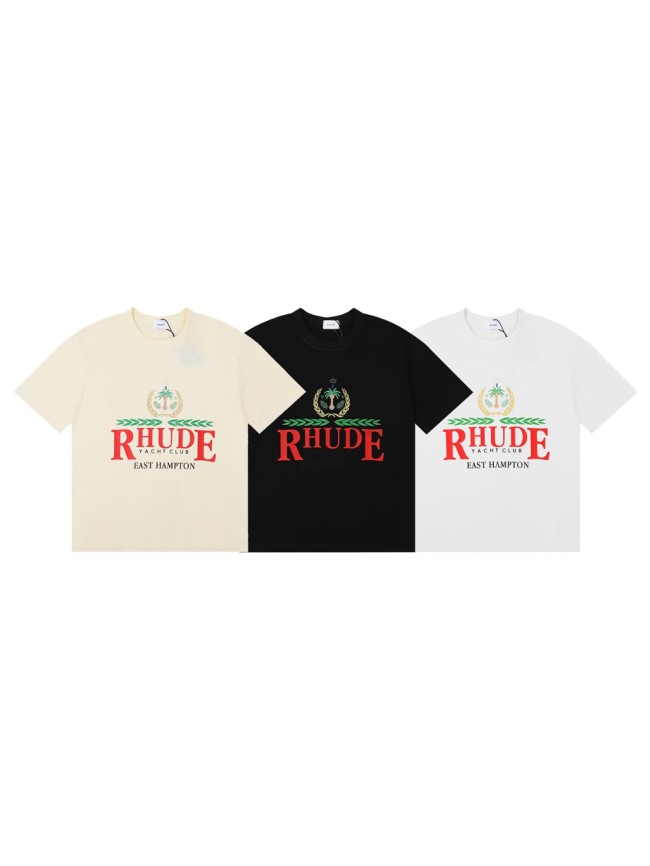 Rhude YACHT CLUB Print tee 3 colors