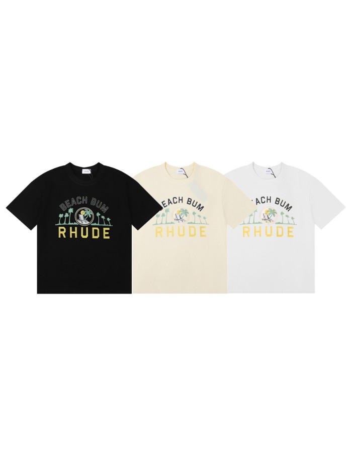 Rhude Beach Bum Print tee 3 colors