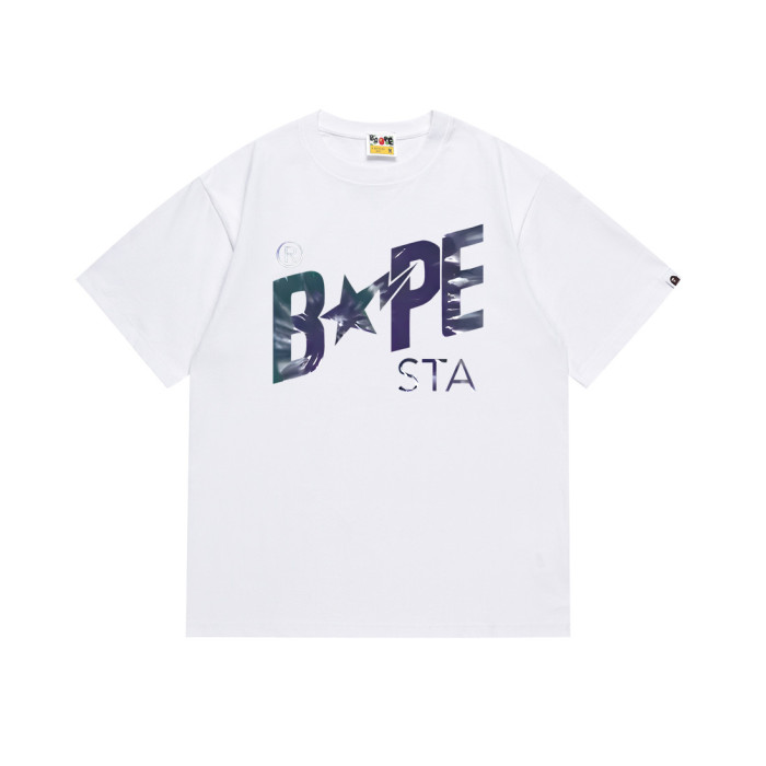 A Bathing Ape Ape man head star Print tee 16 colors