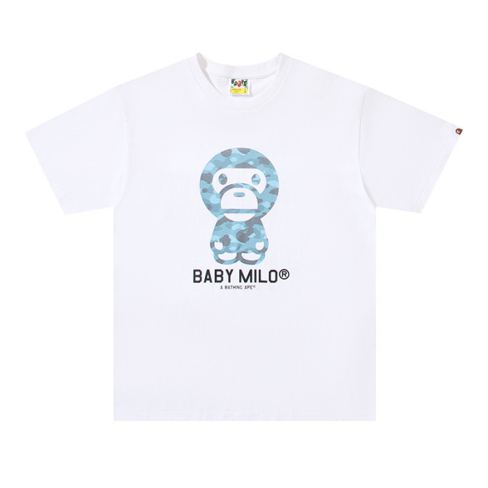 A Bathing Ape Ape man head milo Print tee 11 colors
