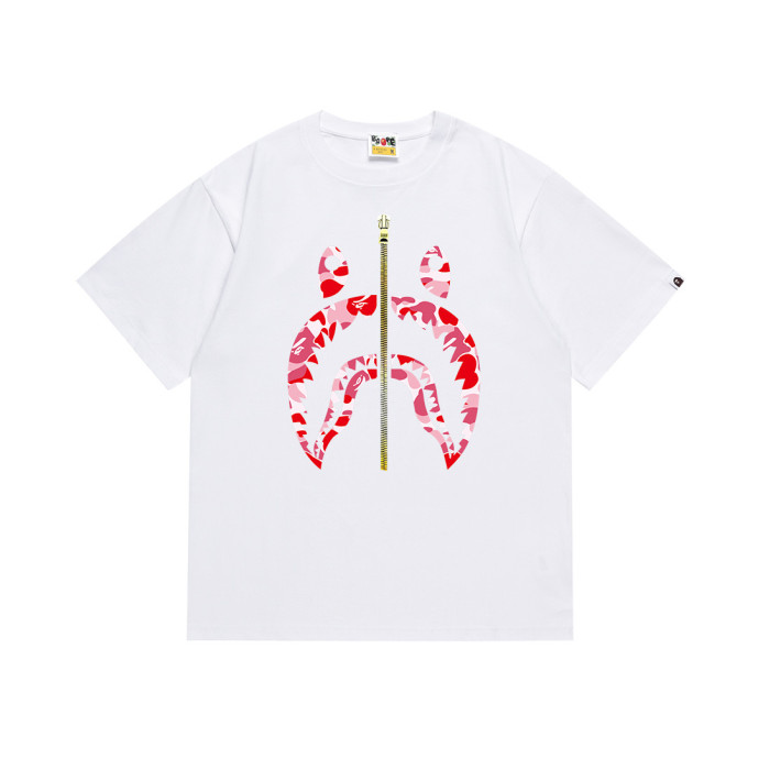 A Bathing Ape Ape man head shark Print tee 15 colors