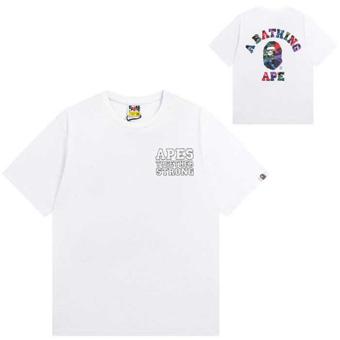 A Bathing Ape Ape man head pattern Print tee 16 colors