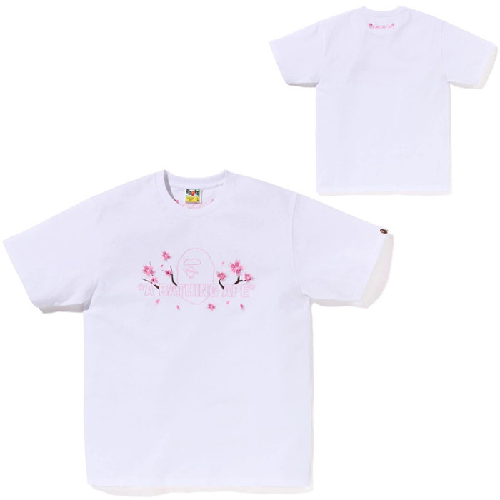A Bathing Ape Ape man head letter Print tee 15 colors