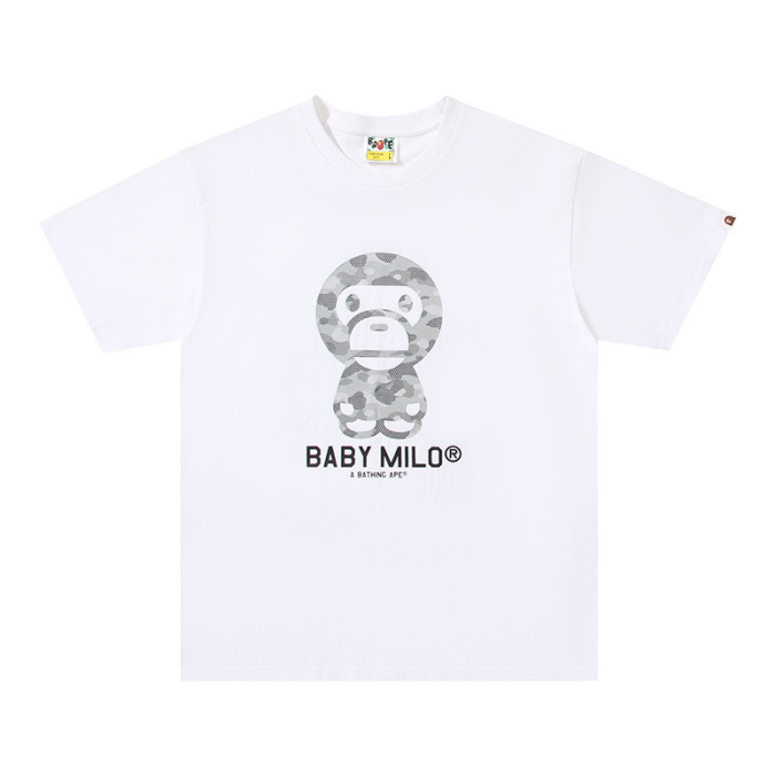 A Bathing Ape Ape man head milo Print tee 11 colors
