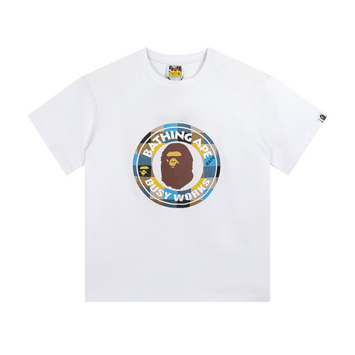 A Bathing Ape Ape man head Disc Print tee 14 colors