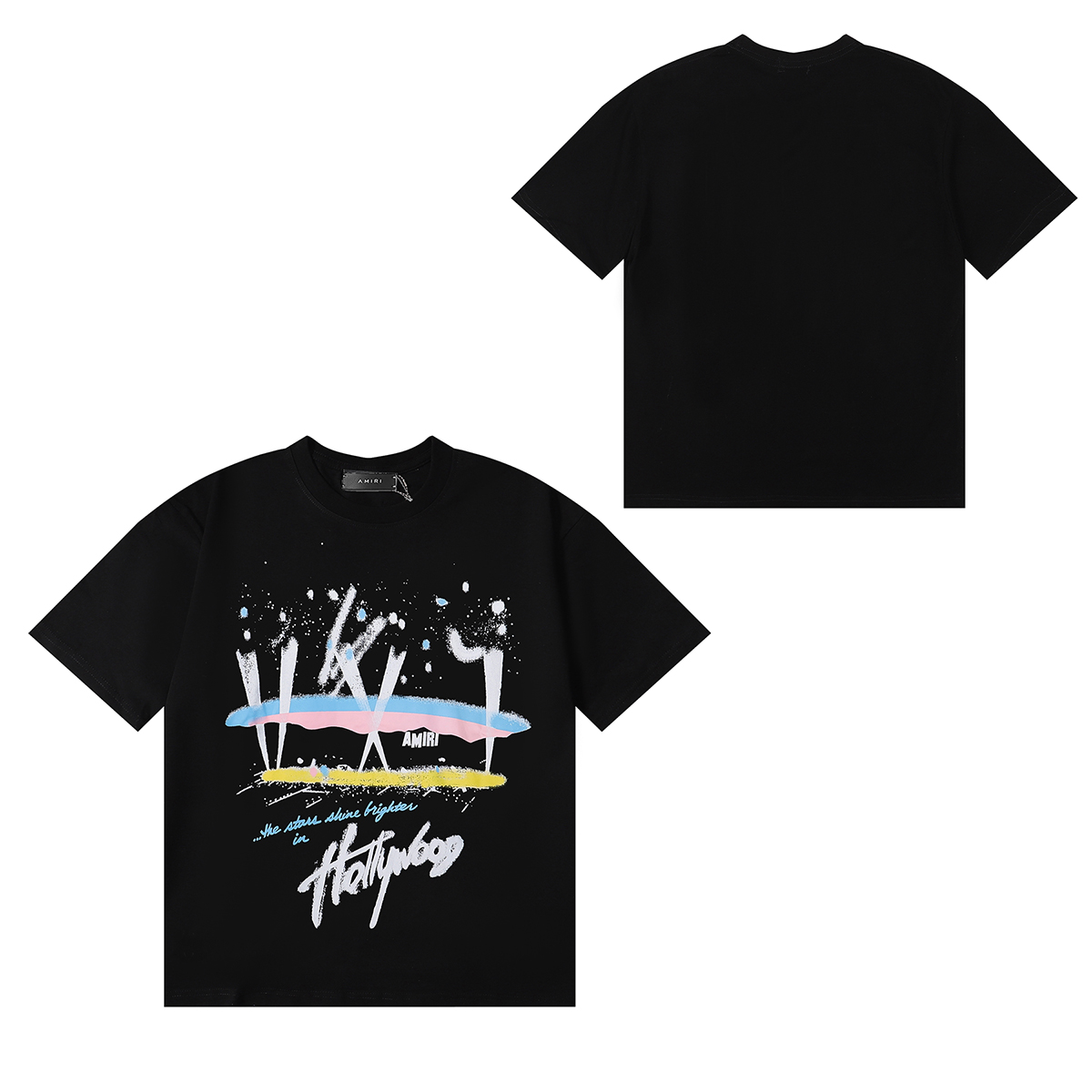Amiri Crayon Drawing Print Tee detail photo 1