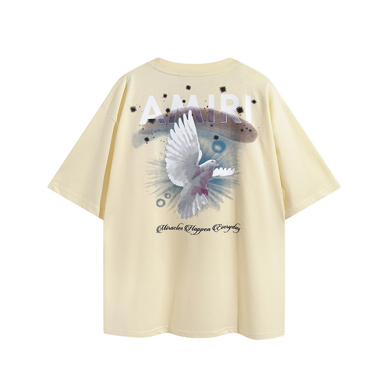 Amiri Luminous Dove Peace Print Washed Tee detail photo 3