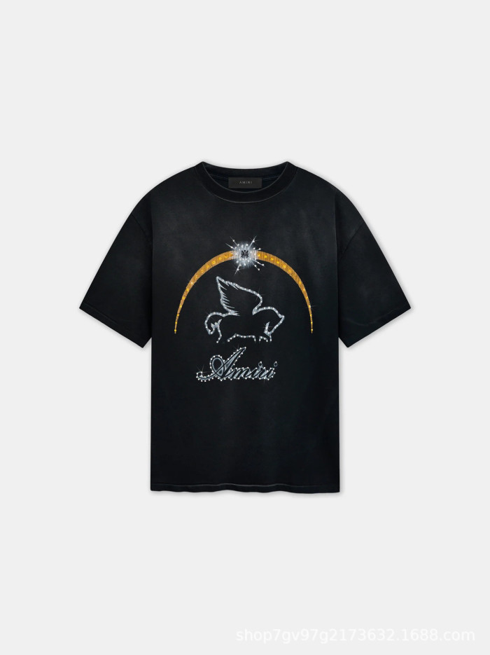 Amiri Wild beast pattern Print Washed Version tee 11 colors