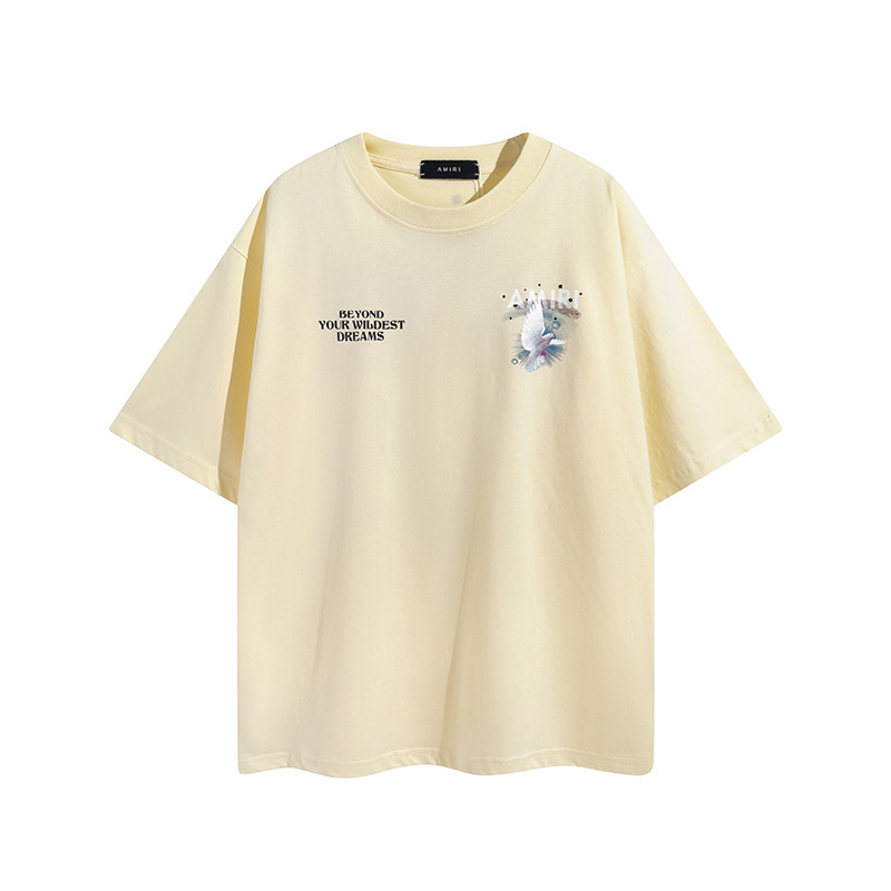 Amiri Luminous Dove Peace Print Washed Tee detail photo 2