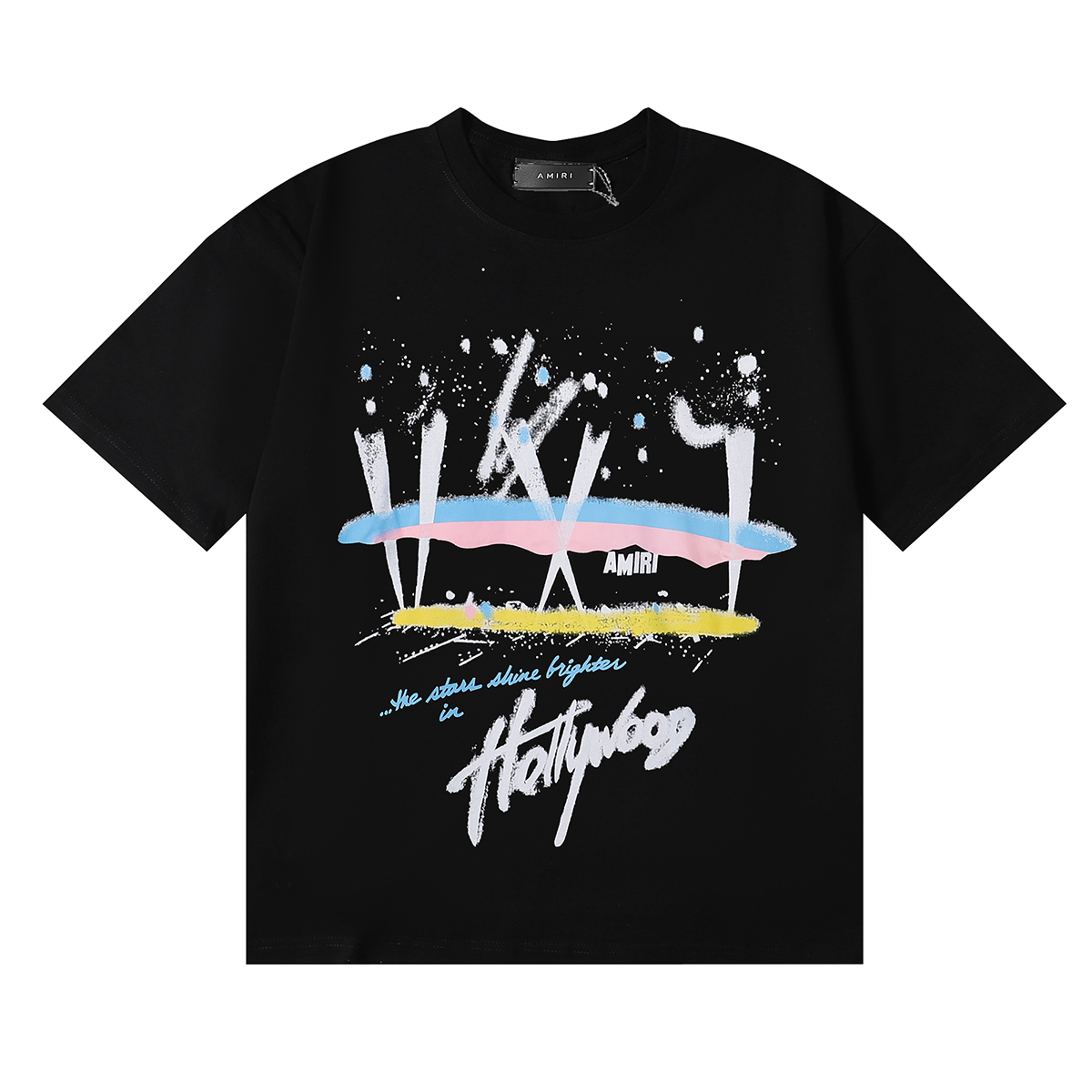 Amiri Crayon Drawing Print Tee detail photo 3