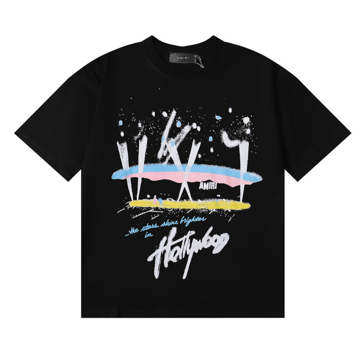 Amiri Crayon drawing Print tee