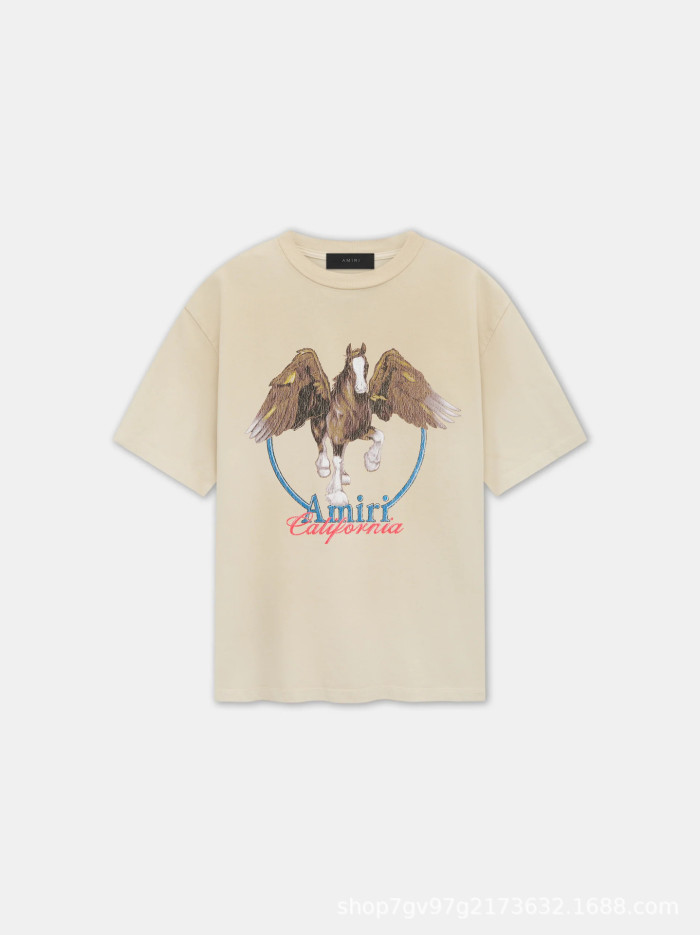 Amiri Wild beast pattern Print Washed Version tee 11 colors