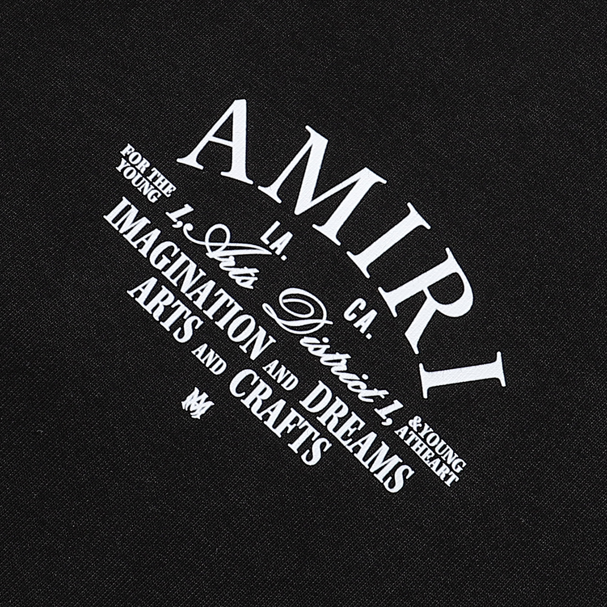 Amiri Little Letter Print Tee detail photo 5
