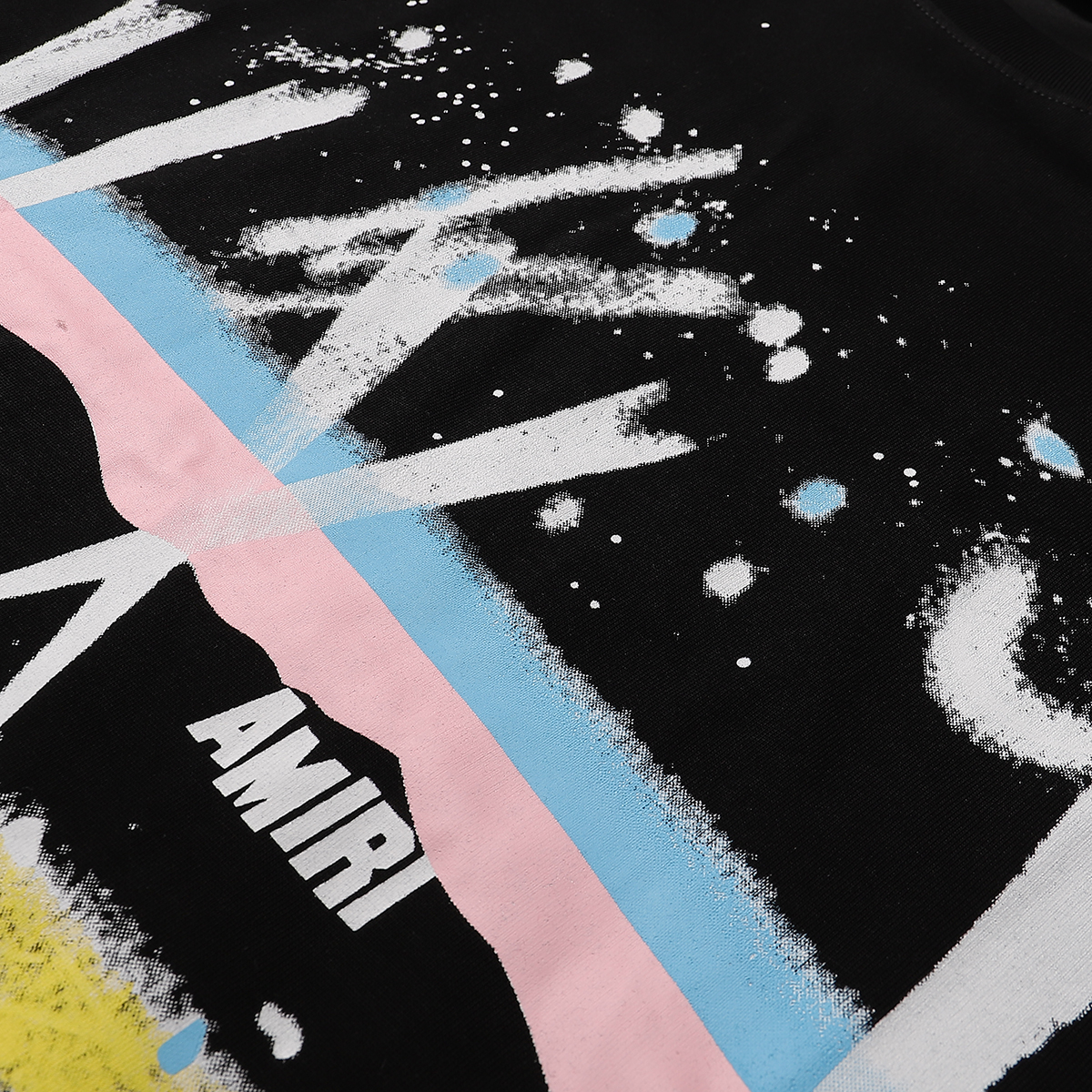 Amiri Crayon Drawing Print Tee detail photo 9