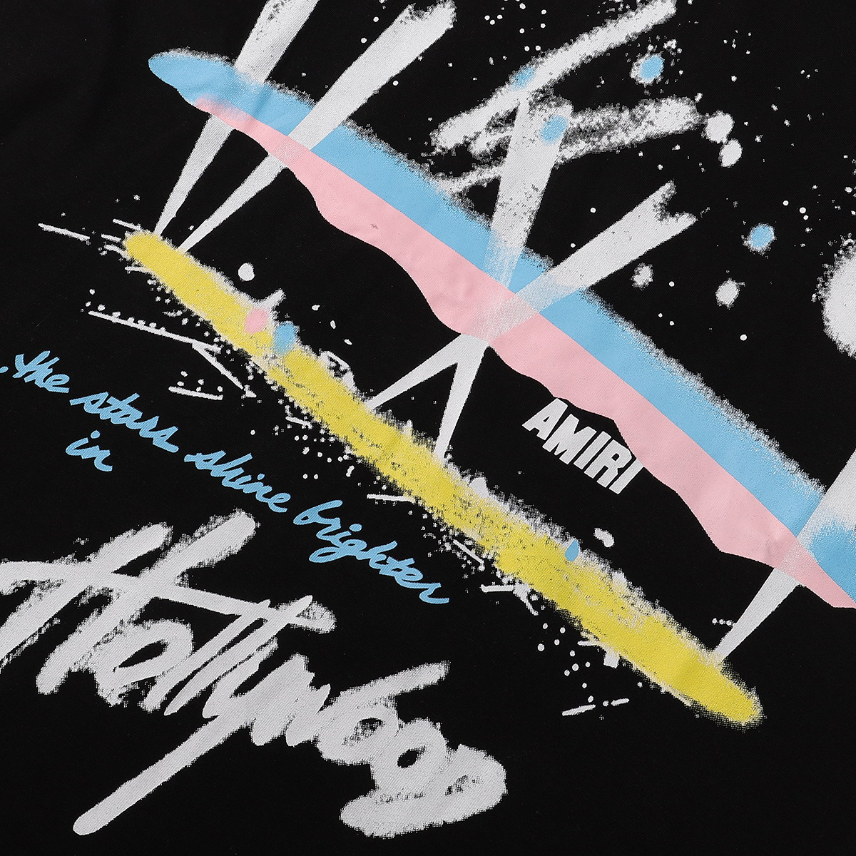 Amiri Crayon Drawing Print Tee detail photo 6