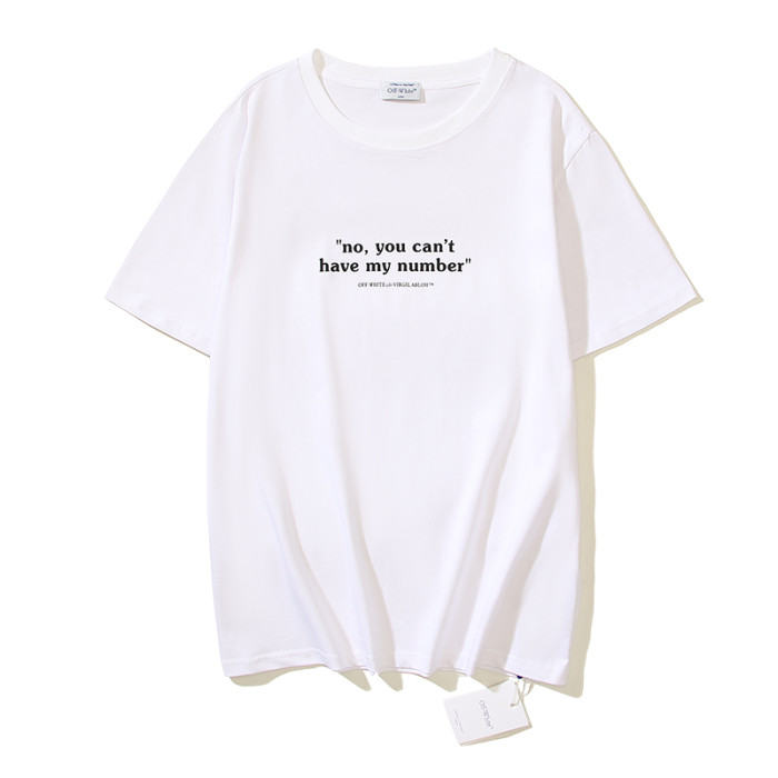 Off-White refuse Print tee 2 colors